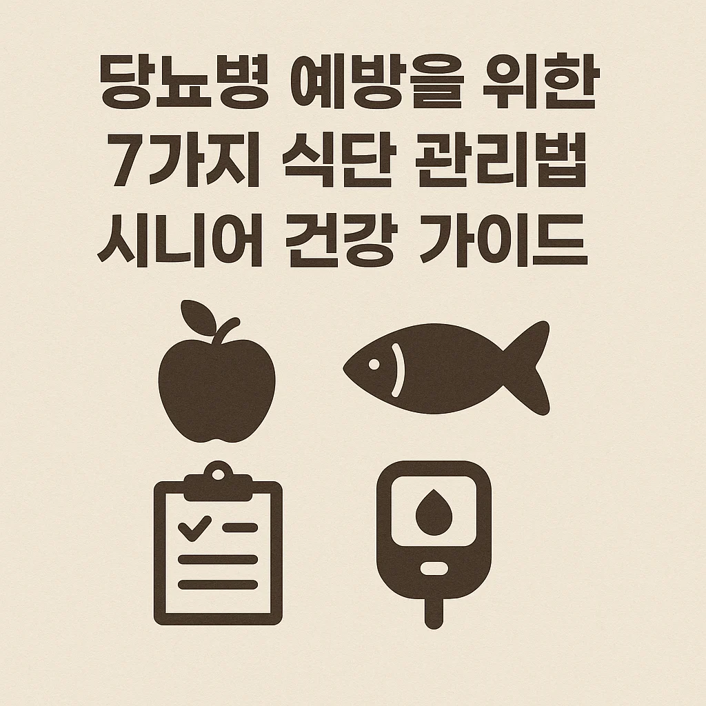 당뇨병 예방