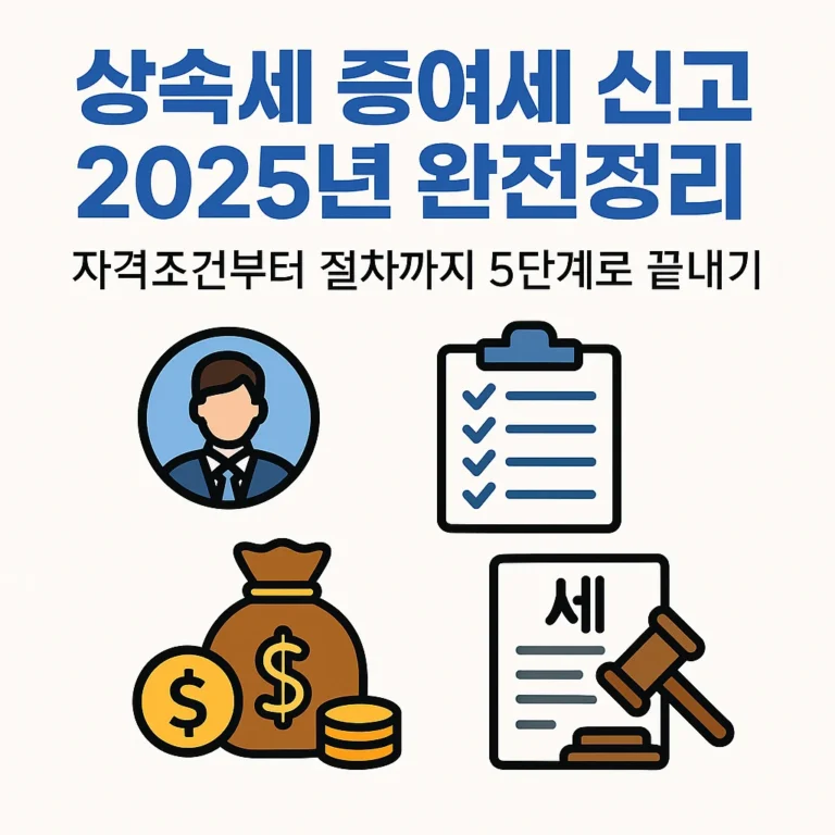상속세 증여세 신고