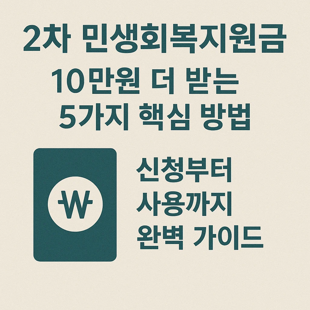 2차 민생회복지원금